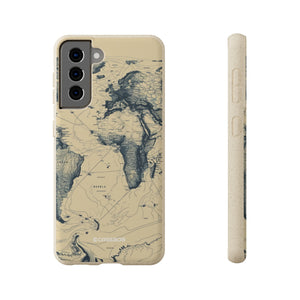 Vintage World Map | Biodegradable Phone Case