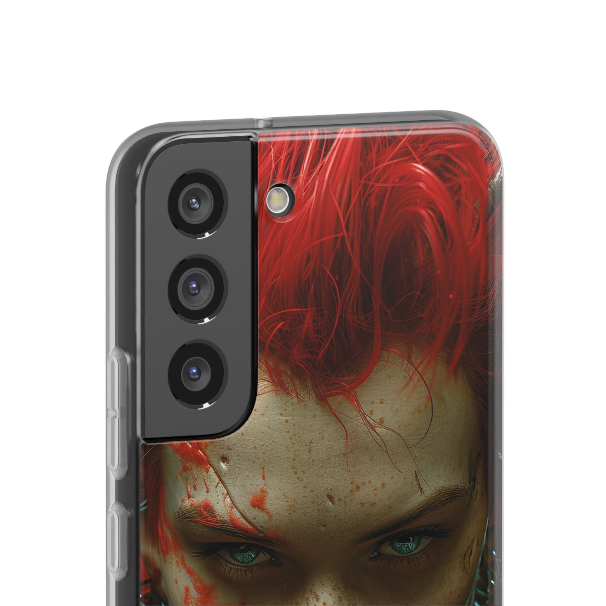 Red Spike Gaze Samsung S22 - Soft