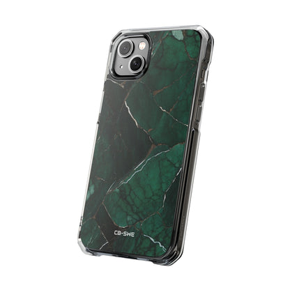 Emerald Veins Flow iPhone Case - Impact