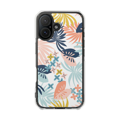 Tropical Foliage Blooms iPhone Case - Impact