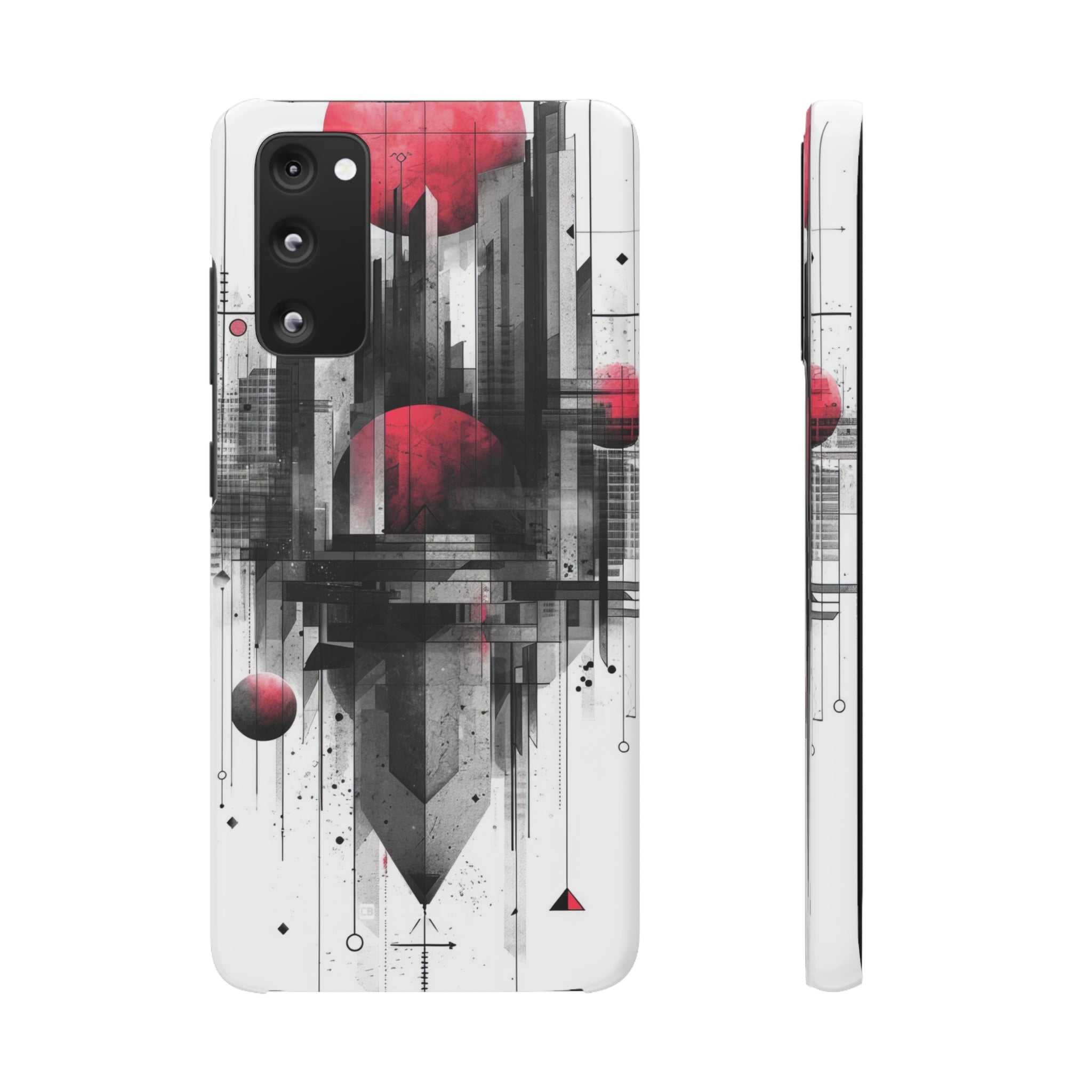 Cyber Gridscape | Slim Phone Case for Samsung