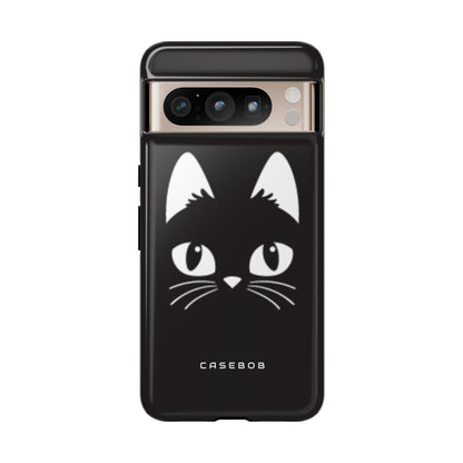 Cartoon Cat Icon - Protective Phone Case