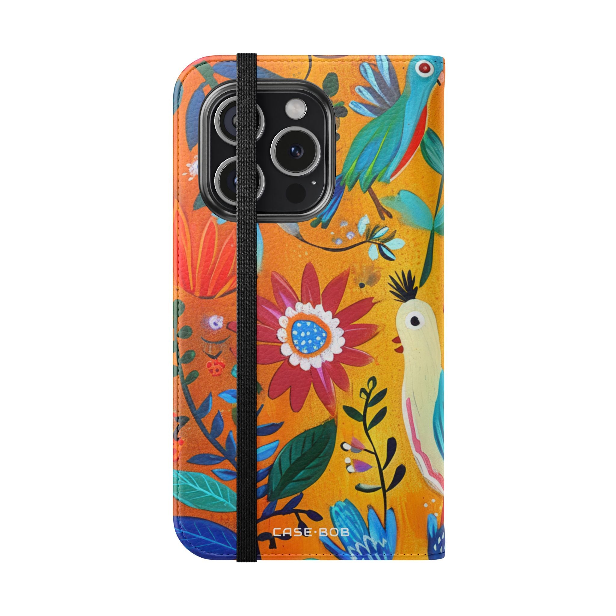 Bluebird Bloom - iPhone 15 Pro Case - Wallet