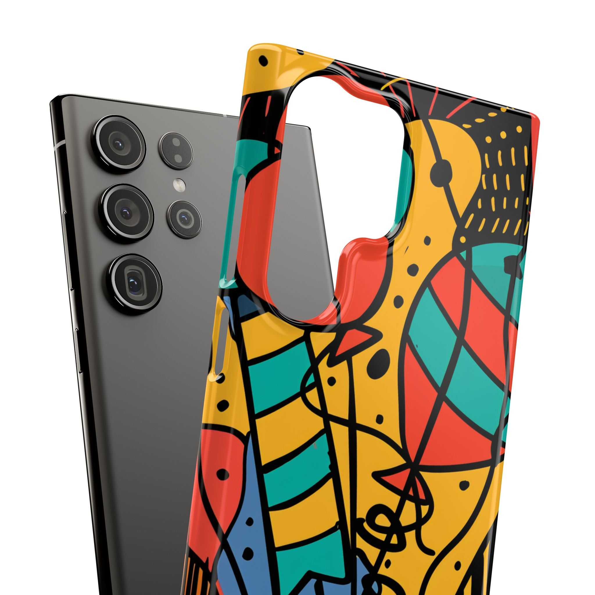 Playful Lines in Motion Samsung S23 - Slim Phone Case