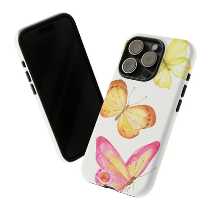 Watercolor Butterflyes - Protective Phone Case