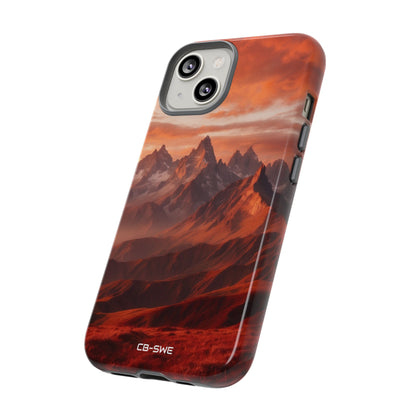 Mountain Peaks Glowing - iPhone Case