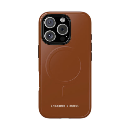 Saddle Brown iPhone 16 | Tough+ Phone Case