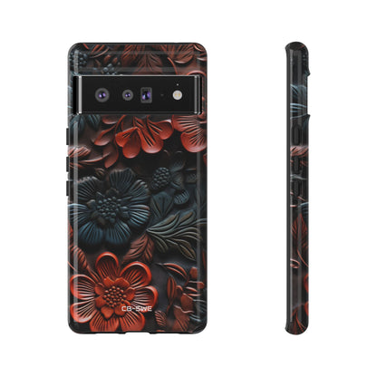 Sculpted Floral Elegance - Google Pixel Case