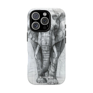 Geometric Elegance: Elephant Reimagined - for iPhone 16