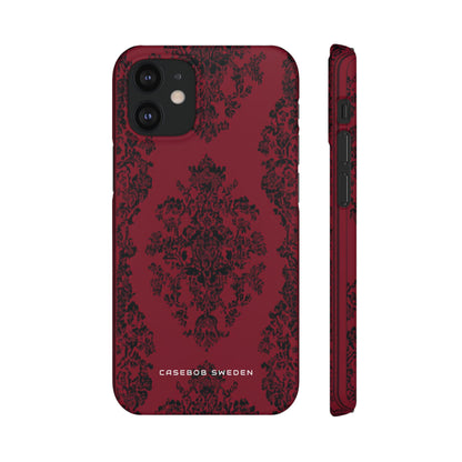 Gothic Crimson Elegance iPhone 12 - Schlanke Handyhülle