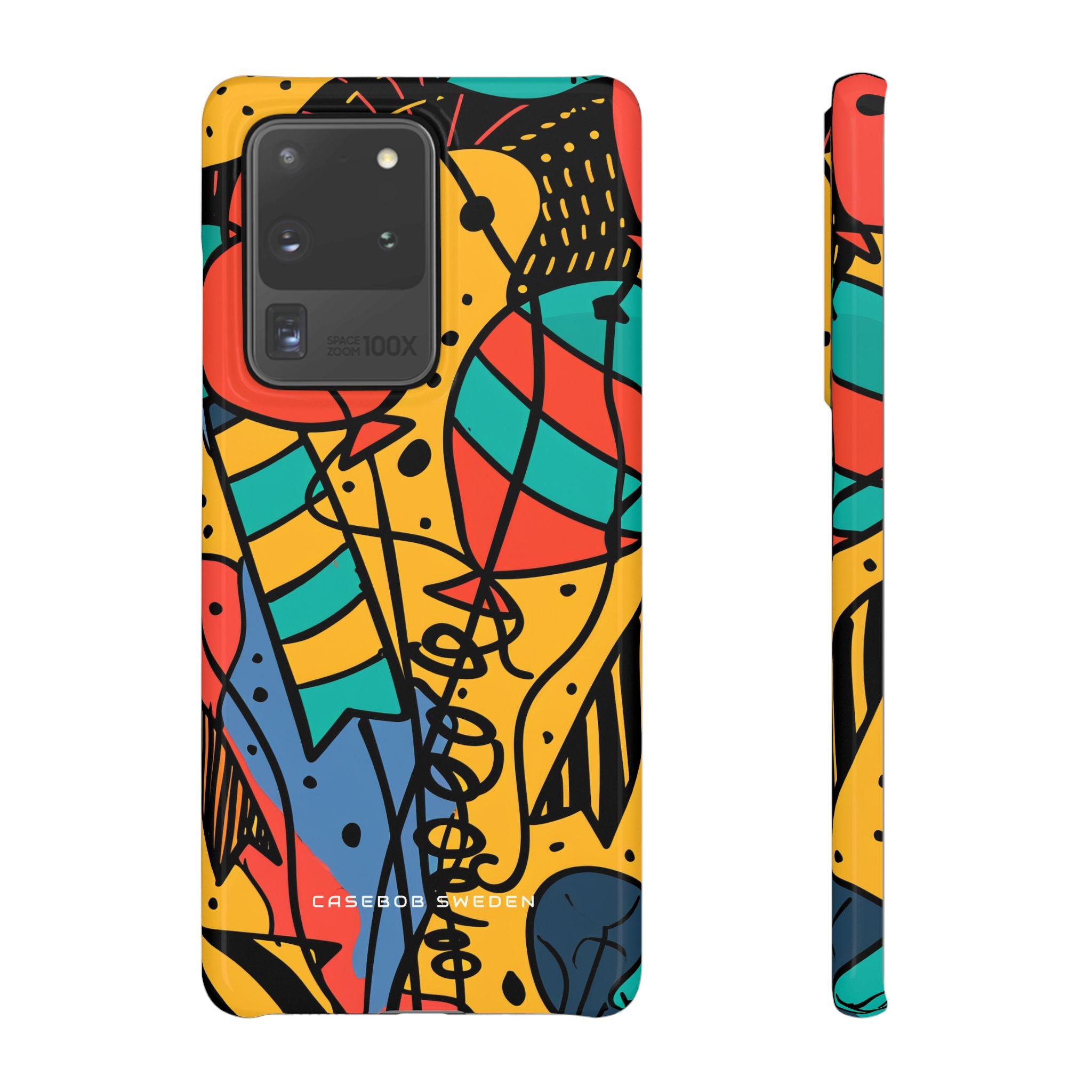 Playful Lines in Motion Samsung S20 - Slim Phone Case