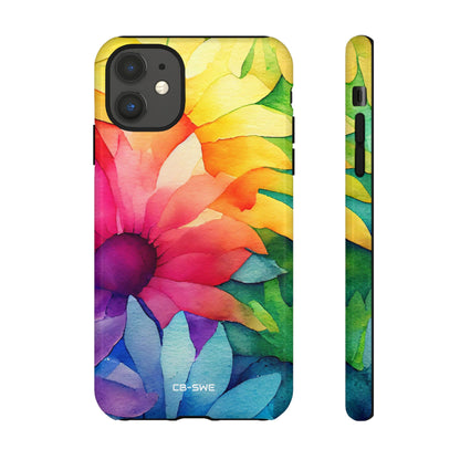 Vibrant Floral Symphony - iPhone Case
