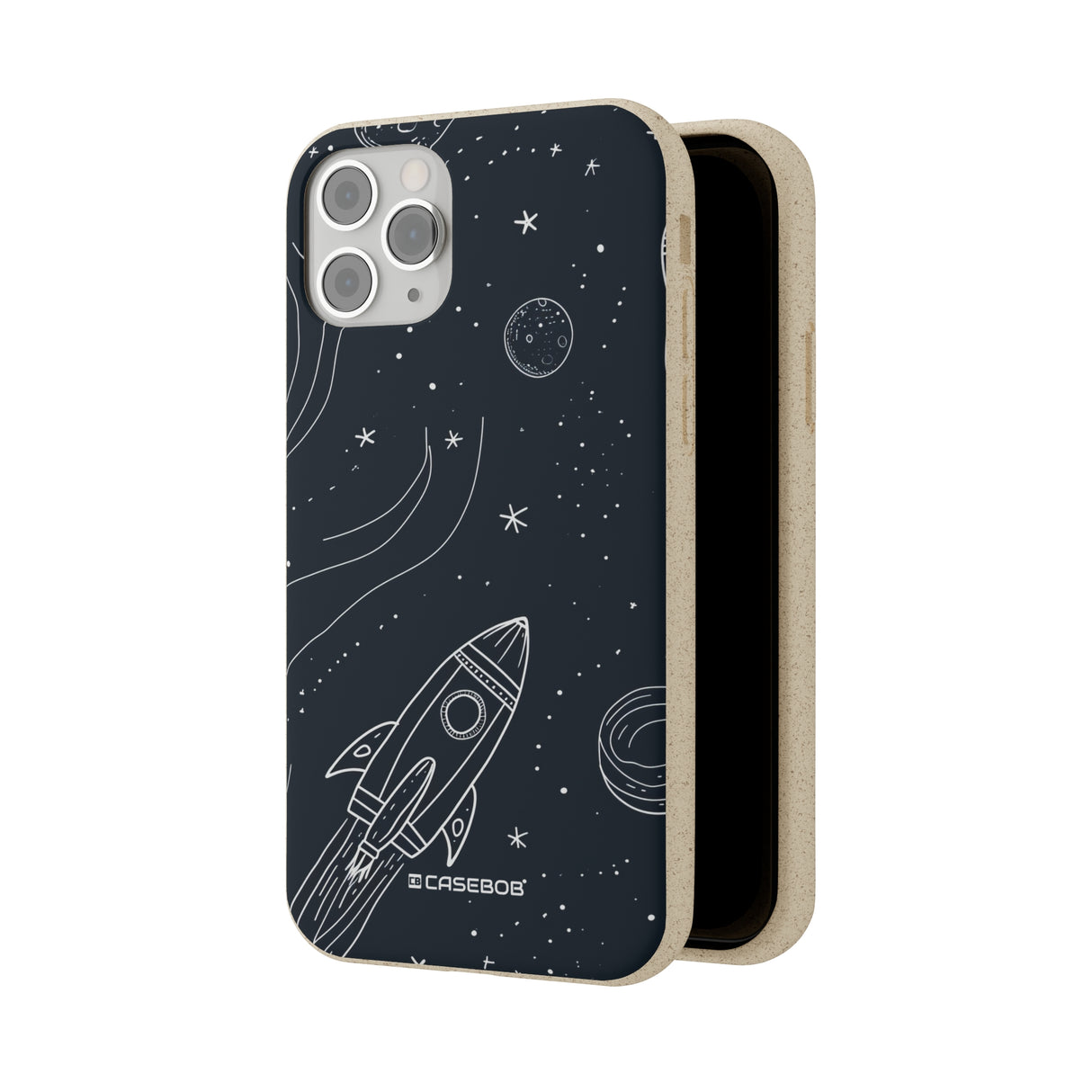 Cosmic Doodle Adventure | Biodegradable Phone Case