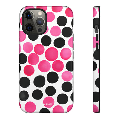 Pulsing Circles Illusion - iPhone Case