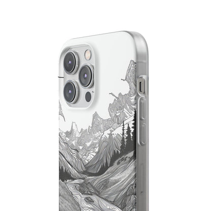 Monochrome Serenity | Flexible Phone Case for iPhone