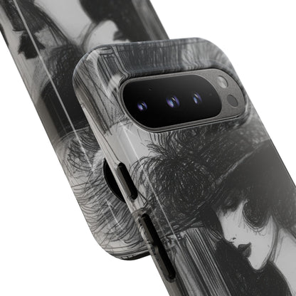Vintage Feather Elegance Google Pixel 9 - Tough