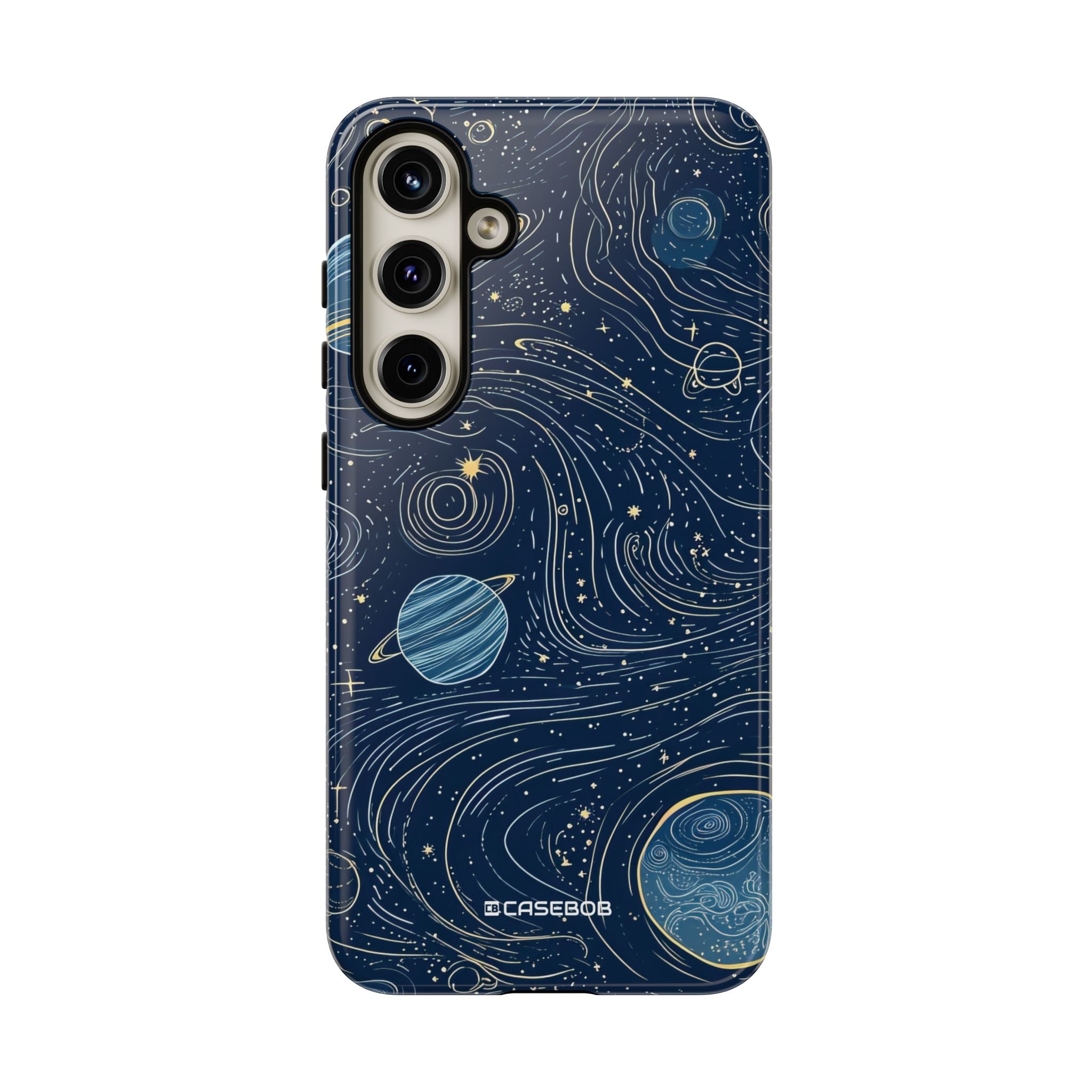 Celestial Whimsy: Hand-Drawn Universe - For Samsung S24