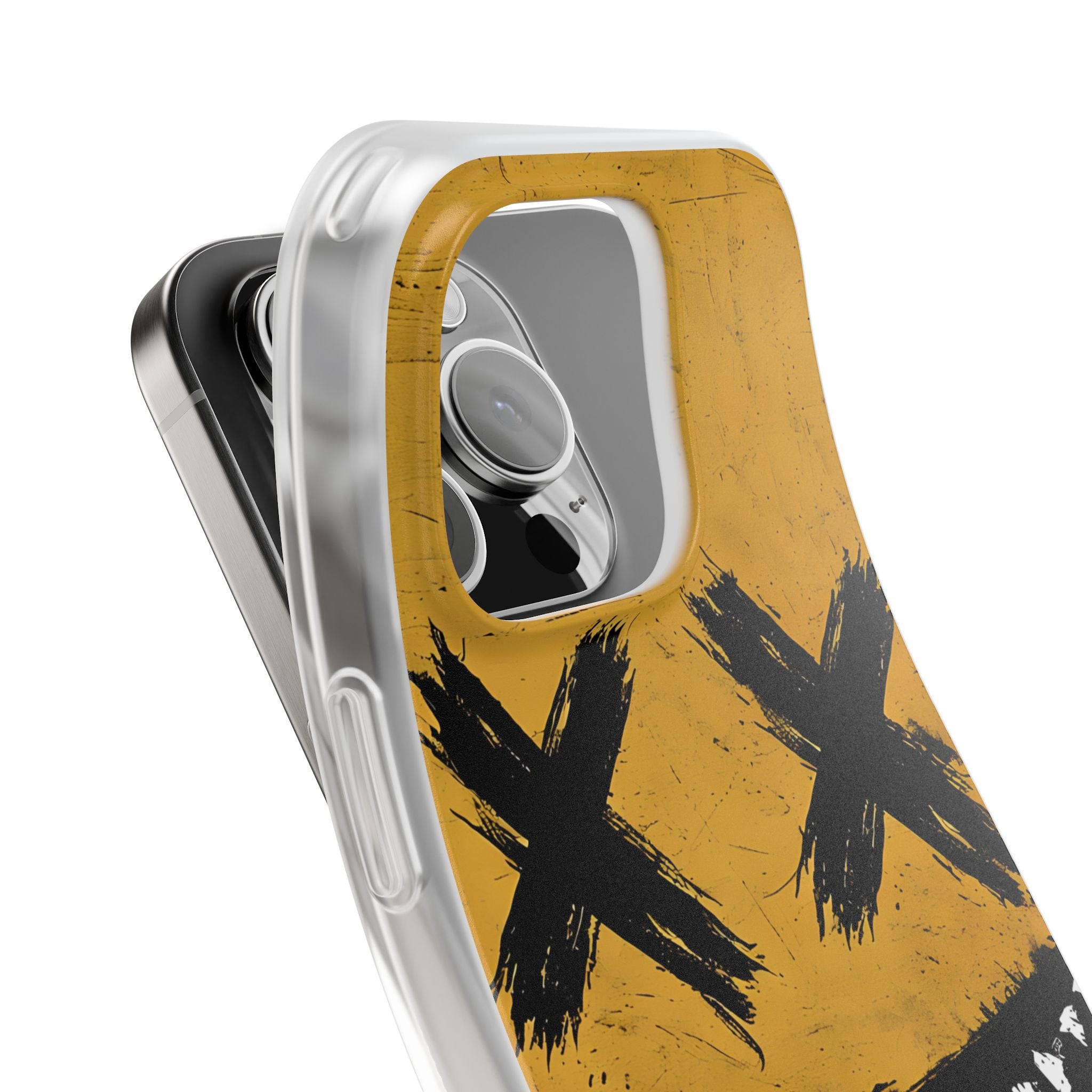 Jagged Smile Yellow iPhone 16 Pro Case - Soft