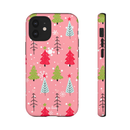 Festive Trees Dance - iPhone Case