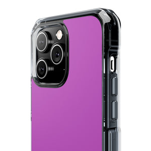 Deep Fuchsia | Handyhülle für iPhone (Clear Impact Case – Magnetisch) 