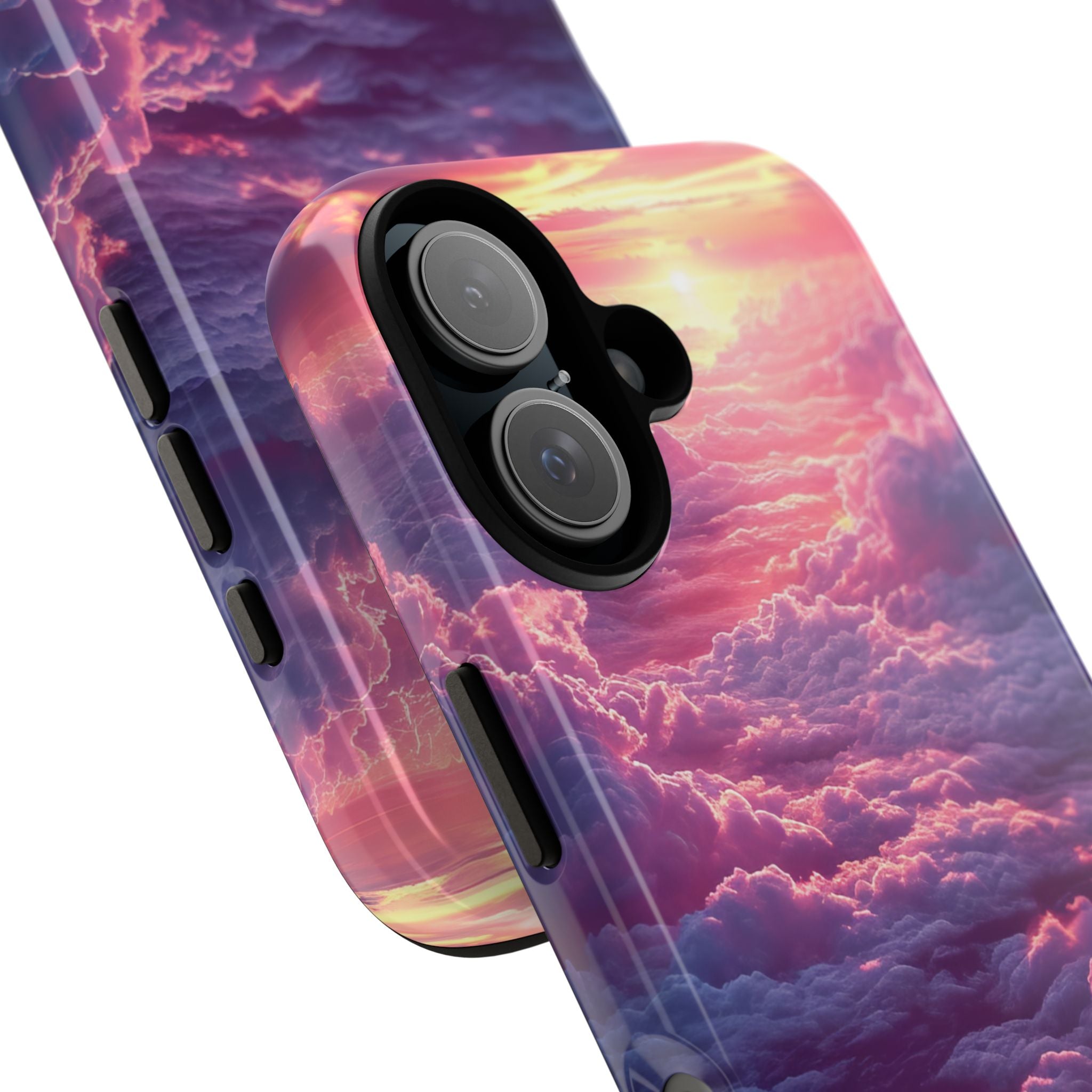 Pink Purple Clouds - Tough iPhone 16 Phone Case