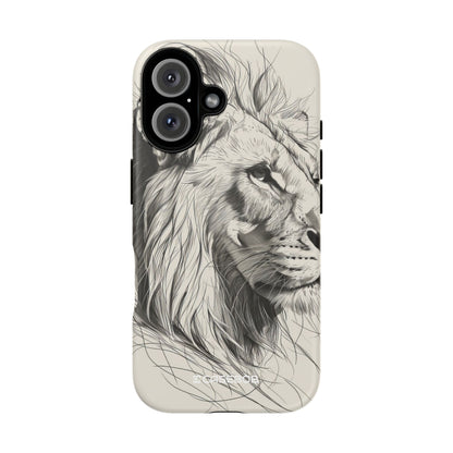 Majestic Lion: Minimalist Elegance - for iPhone 16