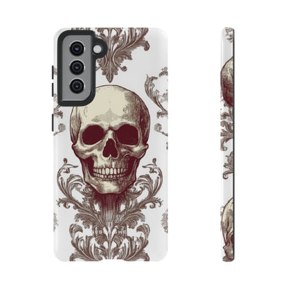 Gothic Skulls and Ornate Foliage  Samsung S21 - Tough Phone Case