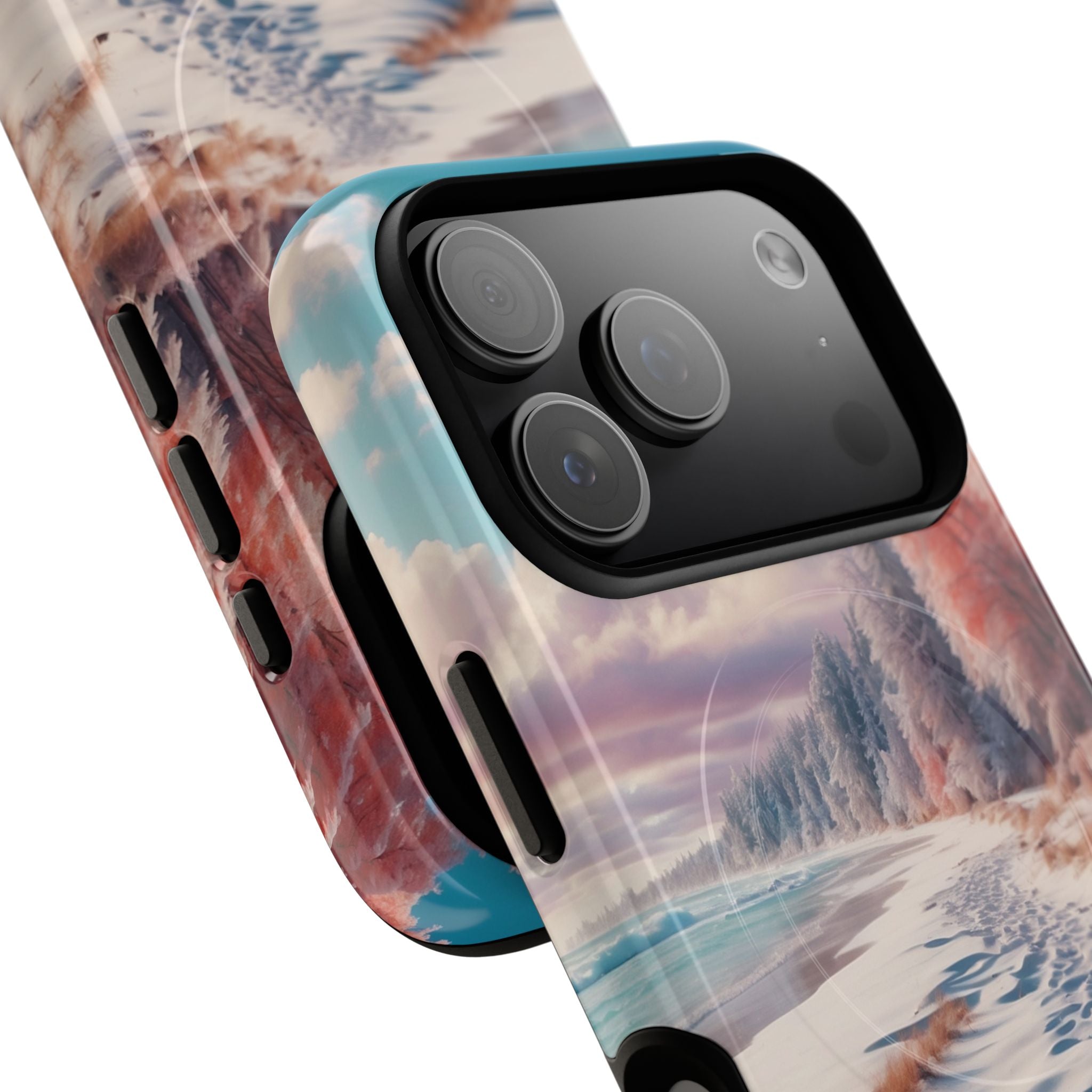 Snowy Footprints iPhone 17 Pro Case - Tough+
