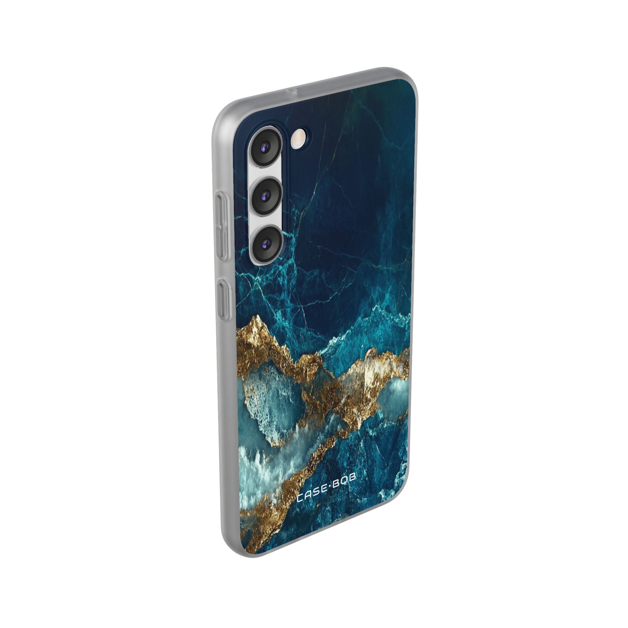 Jagged Gold Split Samsung S23 Plus Case - Soft