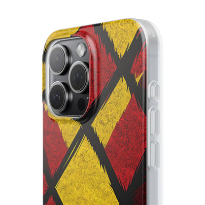 Vibrant Geometric Diamonds iPhone 15 Pro Max - Soft Case