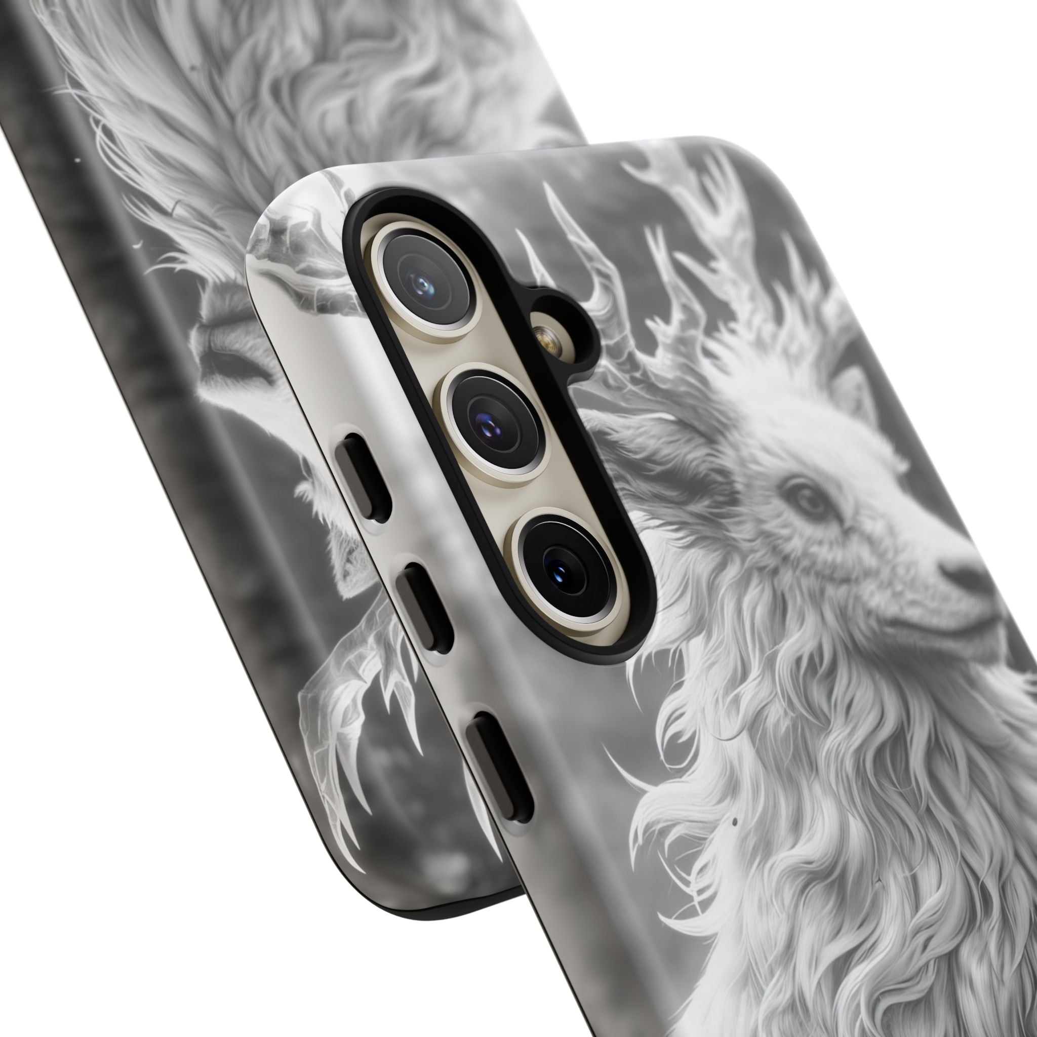 Mystical Majesty: Grayscale Enchantment - For Samsung S24