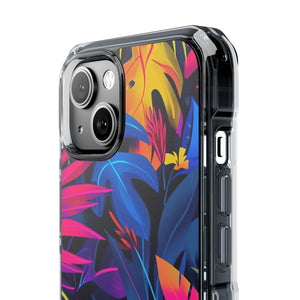 Neon Pantone Pattern | Phone Case for iPhone (Clear Impact Case - Magnetic)