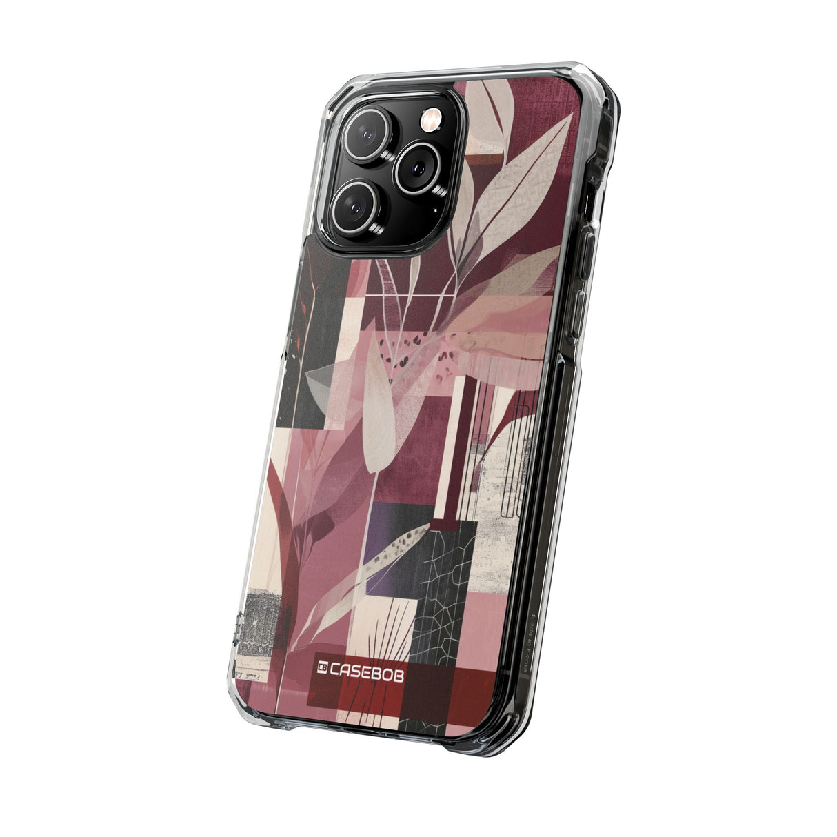 Marsala Design Showcase | Handyhülle für iPhone (Clear Impact Case – magnetisch) 