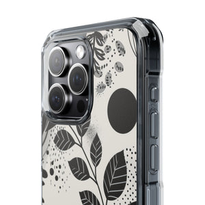 Botanical Abstraction - Phone Case for iPhone (Clear Impact - Magnetic)