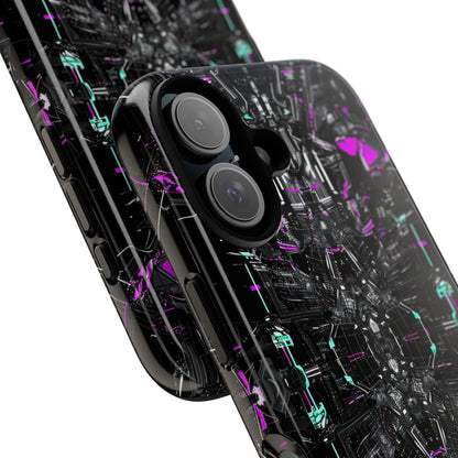 Cybernetic Neon Nexus iPhone 16 - Tough