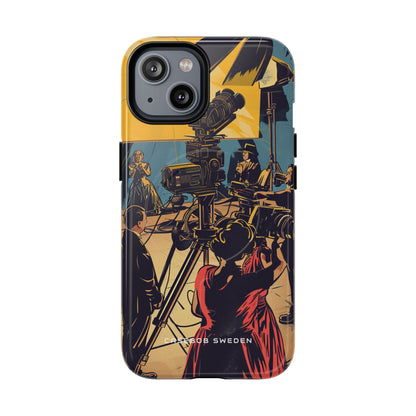 Golden Era Cinematic Spotlight iPhone 14 | Tough+ Phone Case