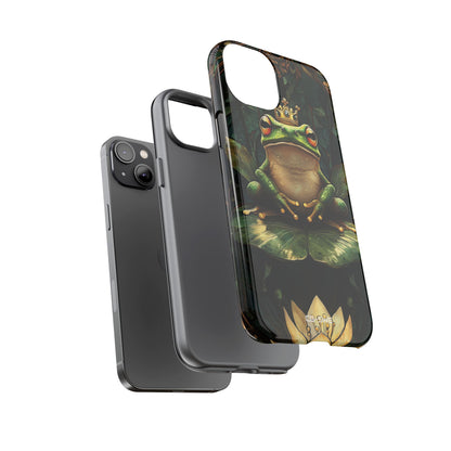 Crowned Frog Rests - iPhone Case