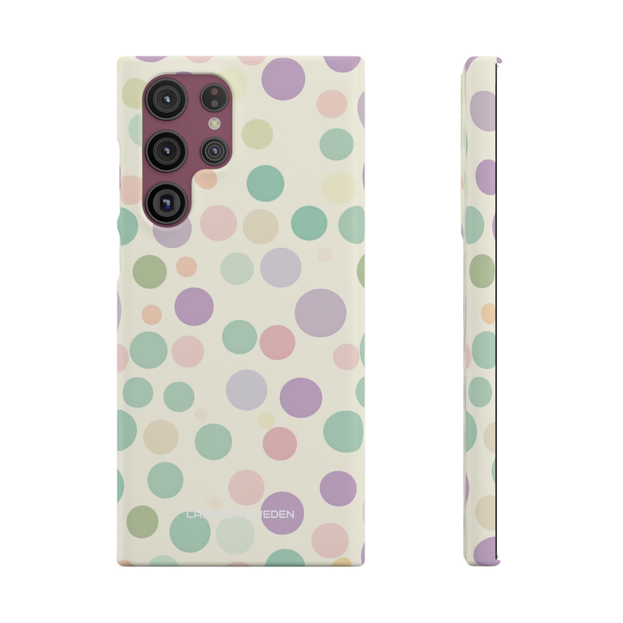 Playful Pastel Polka Dots - Slim Samsung S22 Phone Case