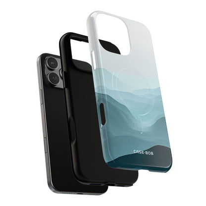 Teal Mist Mountains iPhone 16 Pro Max Case - Tough+
