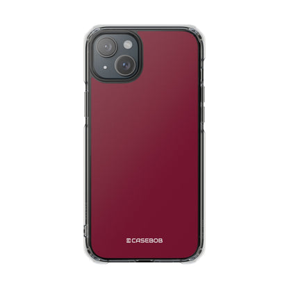 Claret Red - Clear Impact Case for iPhone