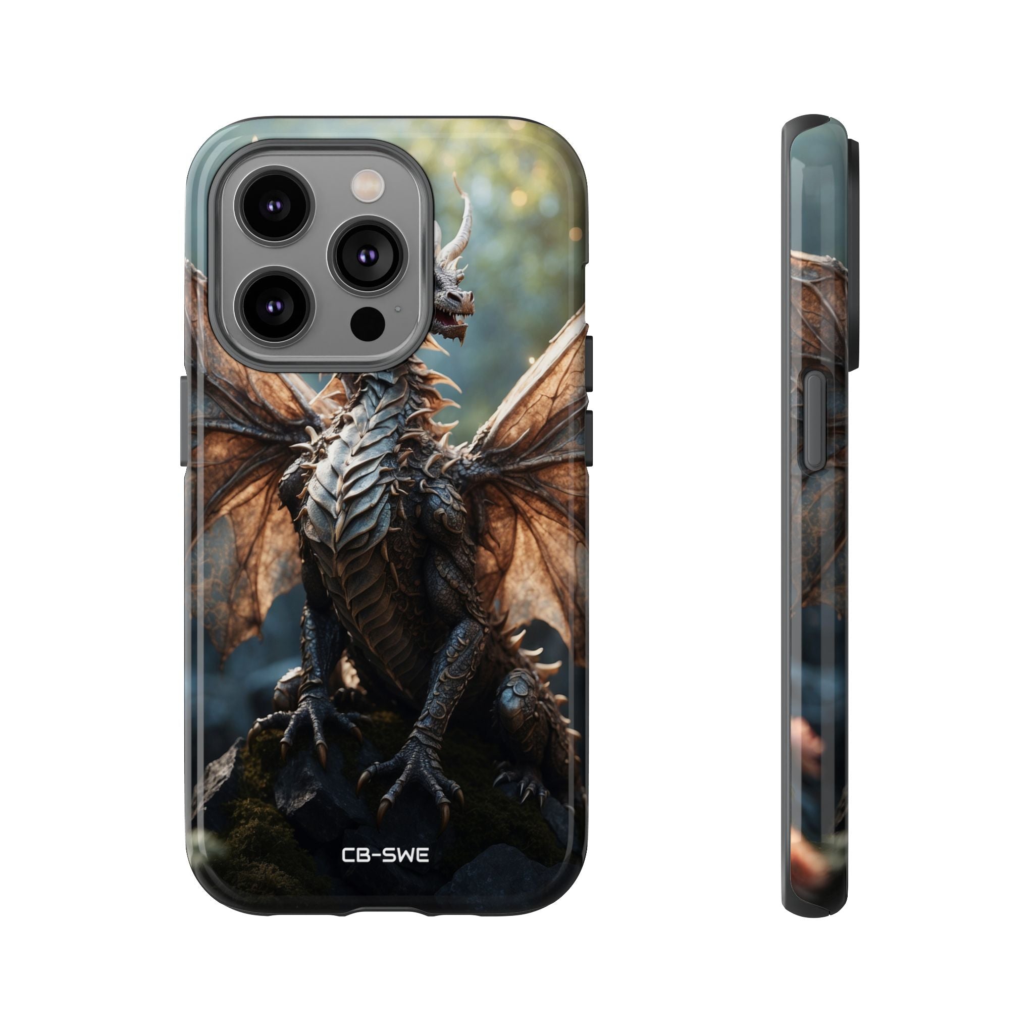 Majestic Dragon Glows - iPhone Case
