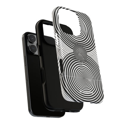 Dynamic Depth: Black and White Op-Art - for iPhone 16