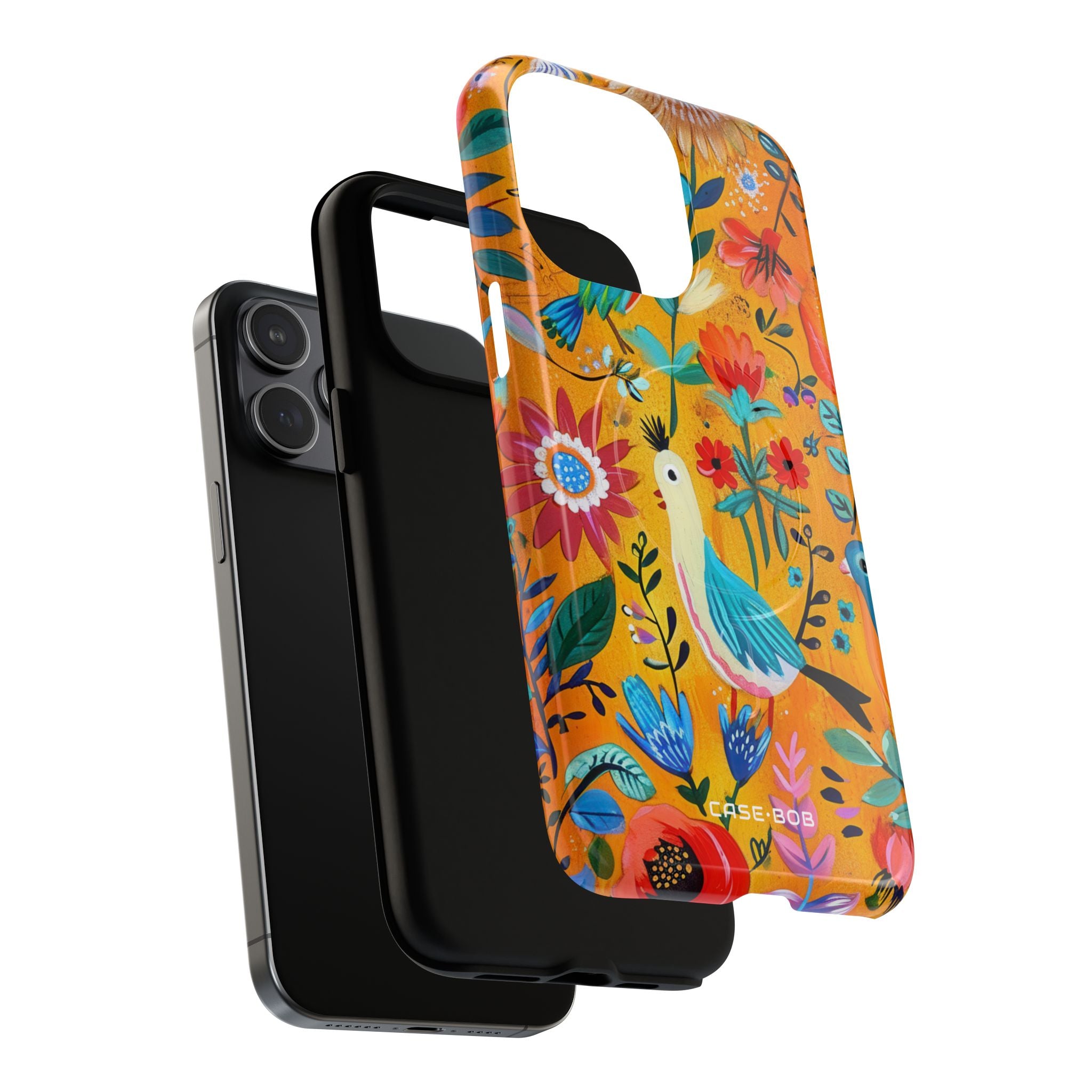 Colorful Birds Bloom iPhone 15 Pro Max Case - Tough+