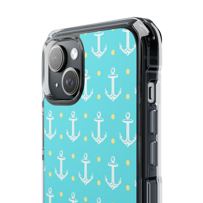 Nautical Anchors & Dots iPhone Case - Impact