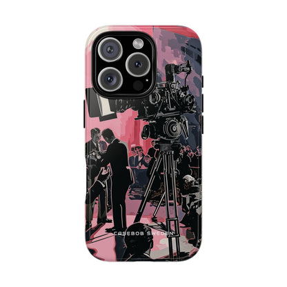 Retro Cinematic Spotlight iPhone 16 - Tough Phone Case