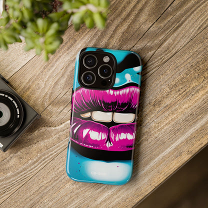 Vivid Lips Contrast - iPhone Case
