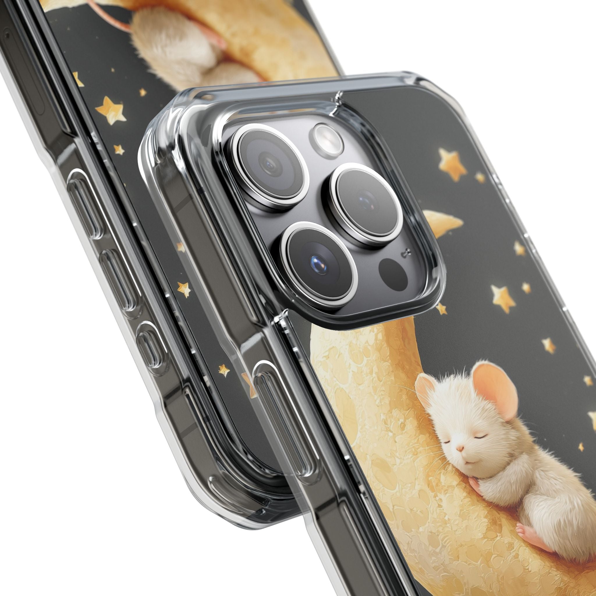 Moon Cradles Mouse iPhone Case - Impact