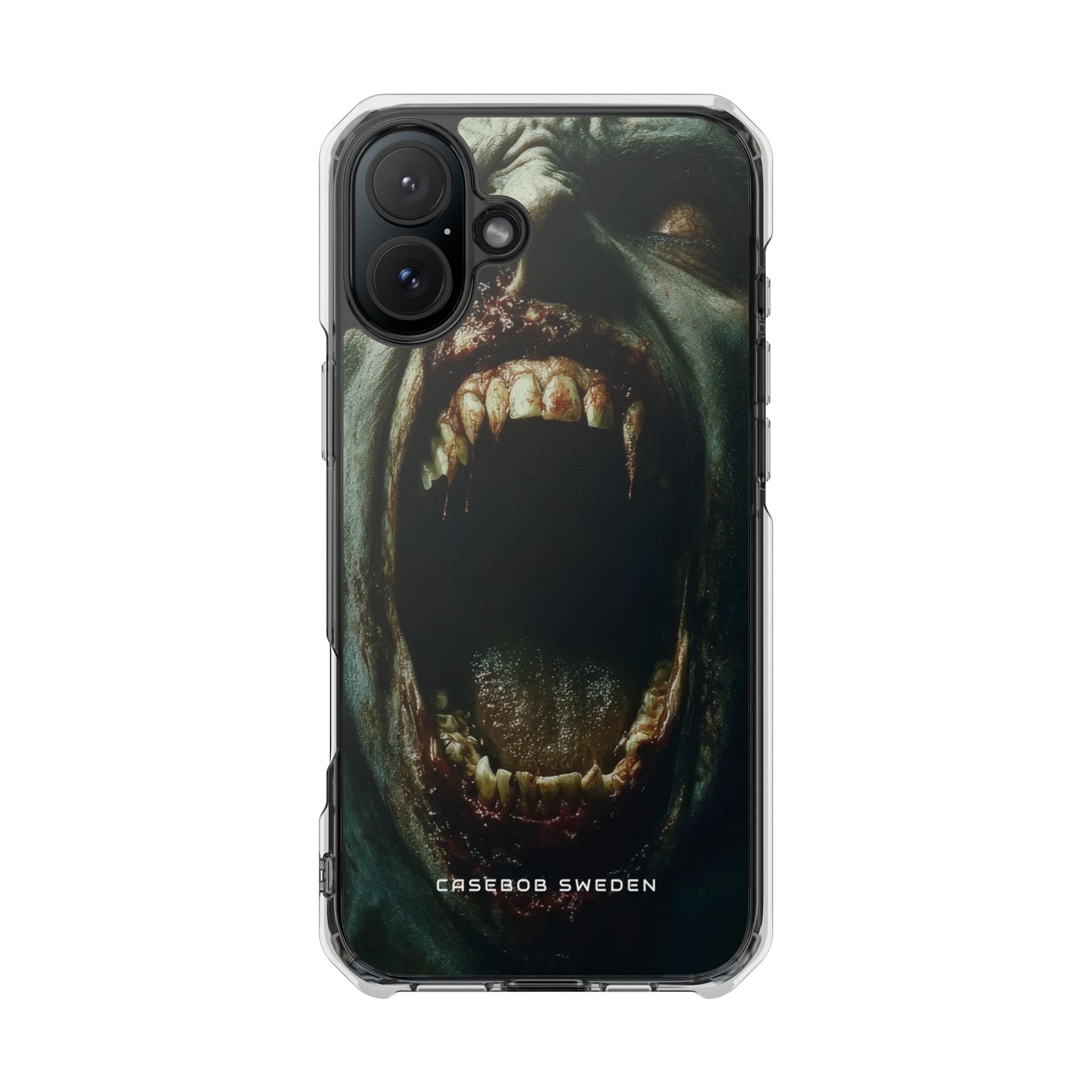 Gothic Wail of Decay iPhone 16 - Clear Impact Phone Case