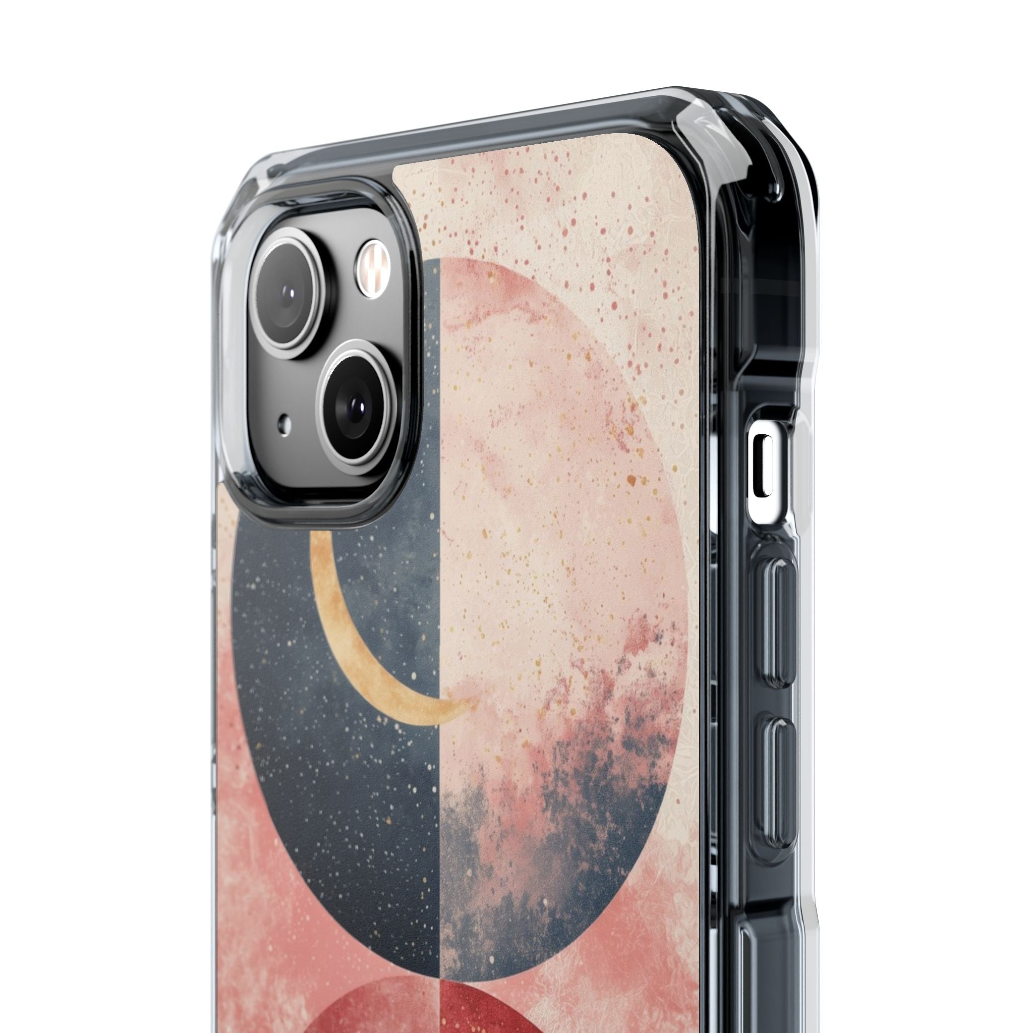 Golden Crescent Circles iPhone 14 Plus Case - Impact