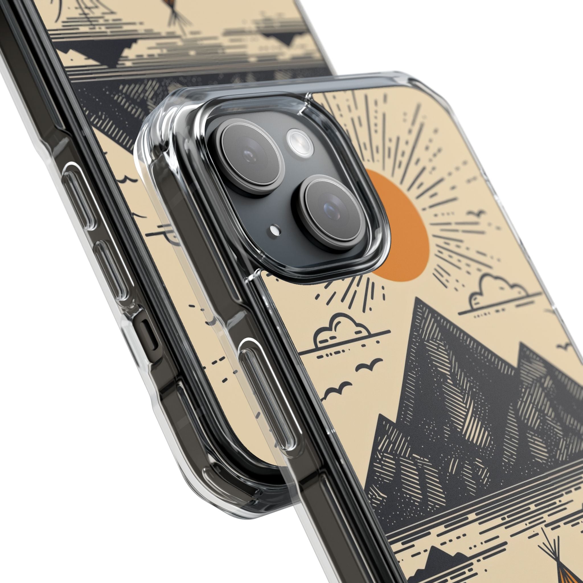 Golden Tent Awaits iPhone Case - Impact